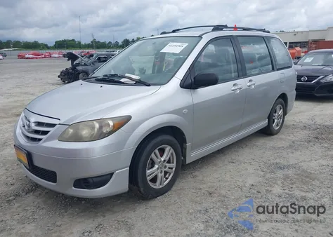 2005 Mazda Mpv Lx z USA, uszkodzony, nr VIN JM3LW28A750550024